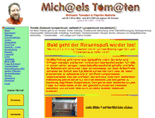 Tablet Screenshot of michaels-tomaten.de